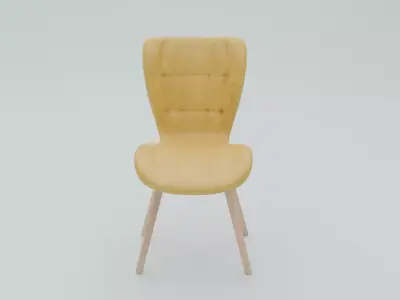 Dining Chair Low-poly 3D model purchase