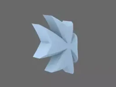 Crusader Knights Maltese Cross Shoulder Symbols 3D print model