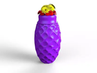 flower pot Free 3D model