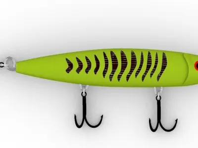 3d model lure fishing 3D model