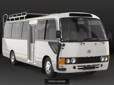 Japanese minibus pack 3D models