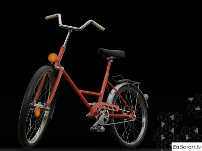 Vintage Bicycle Low-poly 3D model purchase