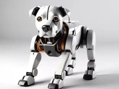 Damaged Robotic Dog Toy 3D model