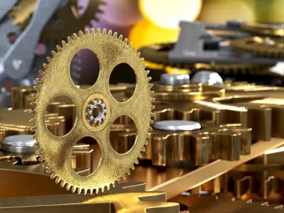 Clock Mechanisms Collection 6 3D model