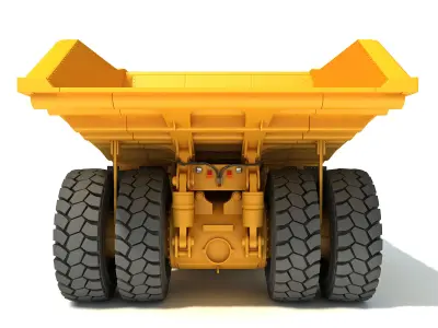 Mining Dump Truck 3D model buy