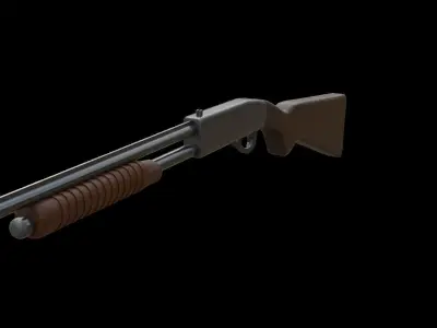 Shotgun Free 3D model buy