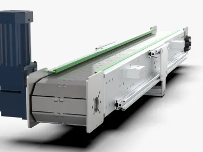 Three-dimensional chain conveyor 3D model