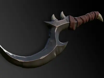 Stylized Sword Dagger  Low-poly 3D model