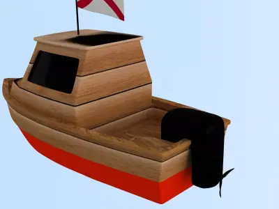 Alabama Fishing Boat 3D model