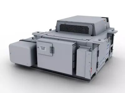 Genset Carrier PowerLINE UG15 Low-poly 3D model