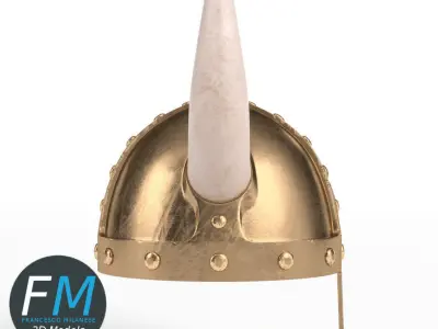 Viking helmet 3D model purchase