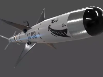 Missile Sidewinder 3D model