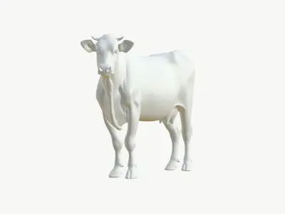  Cow Realistic for Game 