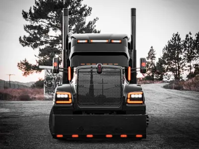 Kenworth W990 NO CHROME EDITION 3D model 3D model