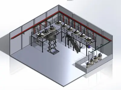 MIXING SYSTEM 3D model