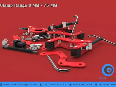 Clamp Range 0 MM - 75 MM Free 3D model
