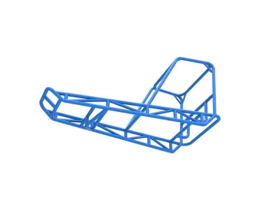 Frame for water pumper Sand buggy Scale 1 to 25 3D print model