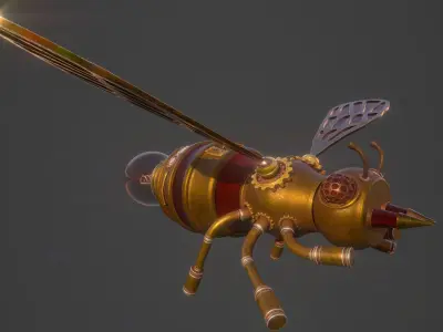 Steampunk Firefly  3D model