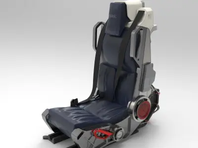 Ejecting Aircraft Seat 3D model