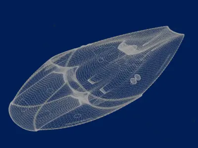 Trilobyte UFO Free 3D model