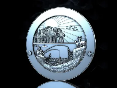 County Seal 3D print model