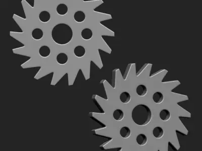 Steampunk Gears IMM Brush Pack 50 in One Vol 4 3D model