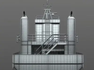 Ship - Oil Tanker 3D model