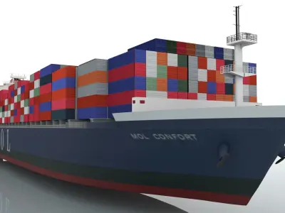 Mol Confort Container Ship 3D model