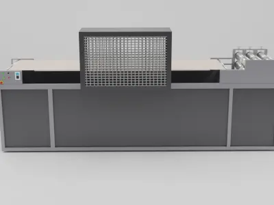 Rubber Cooling Machine 3D model