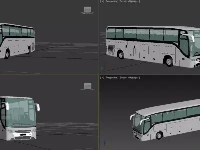passenger bus 3D model