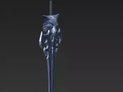 Wolf Sword Fantasy Collection - Stylized 3D Weapons 3D model