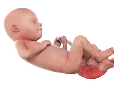 Fetus Anatomy Week 21 Static 3D model