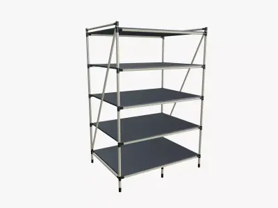 Industrial Rack 3D model get