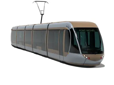 Alstom Citadis City Tramway 3D model