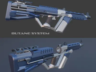 SPUD P45 POTATOGUN 3D model