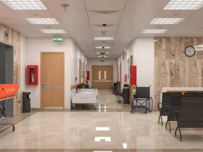  Hospital Interior Scene 