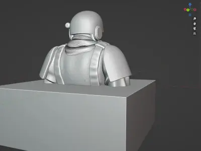 warrior soldier in box Free 3D print model