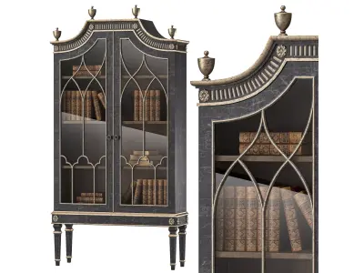 ebanista saville showcase cabinet 3D model