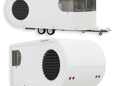 Romotow camper 3D model