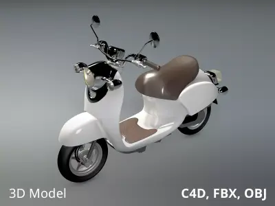 Scooter Modeling 3D model