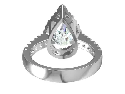 Wedding Ring  3D print model 86