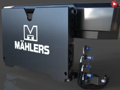3D Mahlers Front Unit 3D model