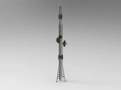 antenna 3D model 5