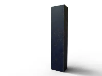 Lockers postapocalyctic Low-poly 3D model