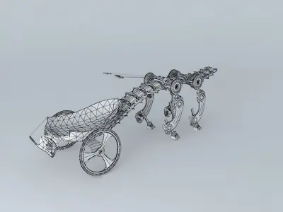 Cybernetic Chariot Free 3D model