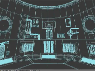 Launch Pod 3D model