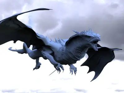 Undead Dragon 3D model