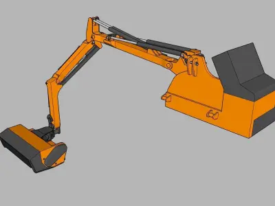 Epareuse Ferri TKD 560 - Ferri TKD 560 mower  3D model