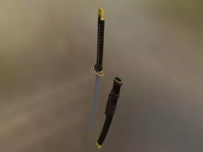 Dragon Katana Free 3D model