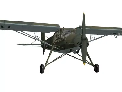 fieseler fi 156 storch C-3 3D model